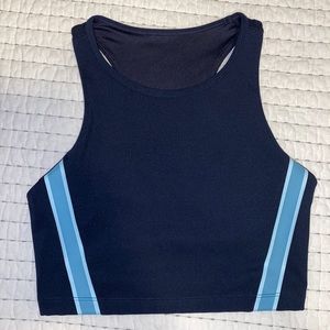 Target Joy Lab Blue Workout Crop Top